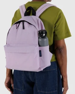 Baggu Medium Nylon Backpack - Dusty Pink