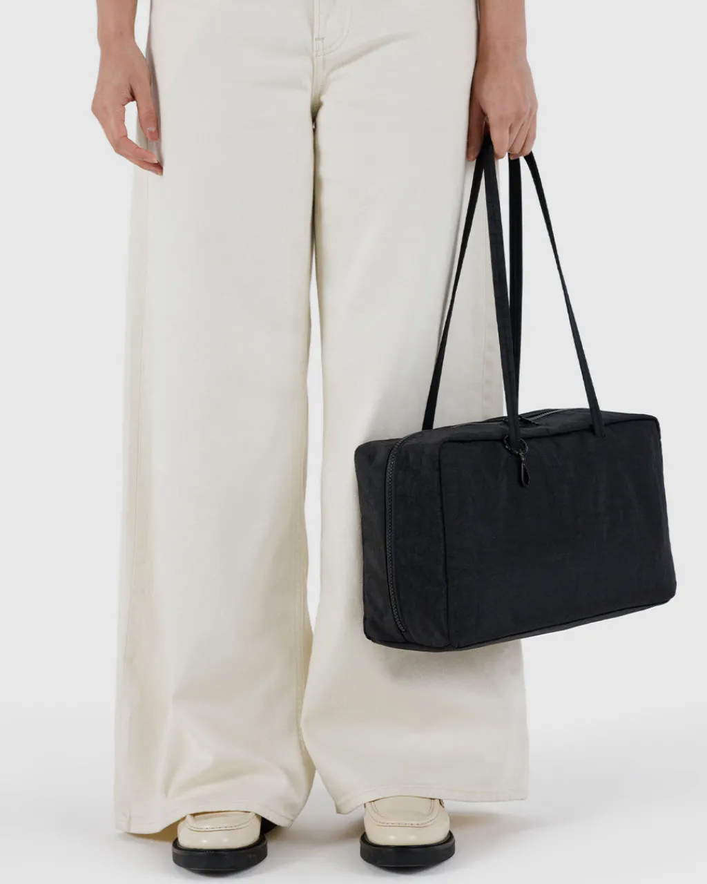 Baggu Medium Nylon Bowler Bag - Black Hot