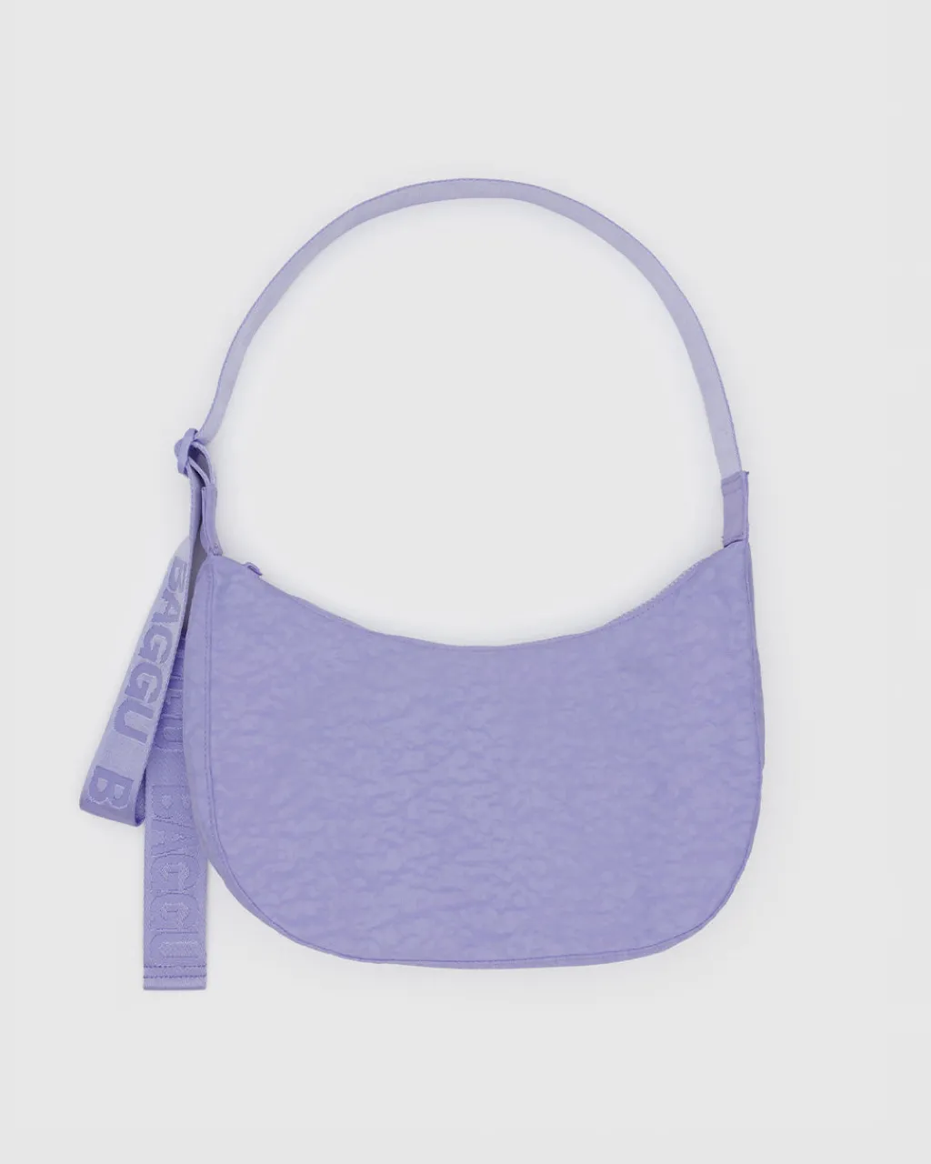 Baggu Medium Nylon Crescent Bag w/ Key Leash - Wisteria Hot