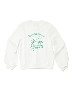 ban.do Mental Oasis Balloon Sleeve Sweatshirt