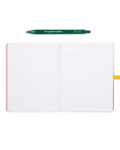 ban.do Mini Notebook with Pen - Tulips on Cream New