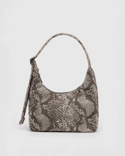 Baggu Mini Nylon Shoulder Bag - Snakeskin