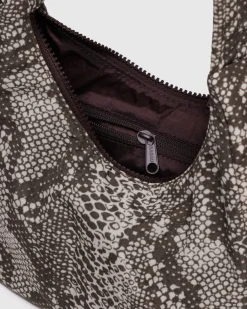 Baggu Mini Nylon Shoulder Bag - Snakeskin