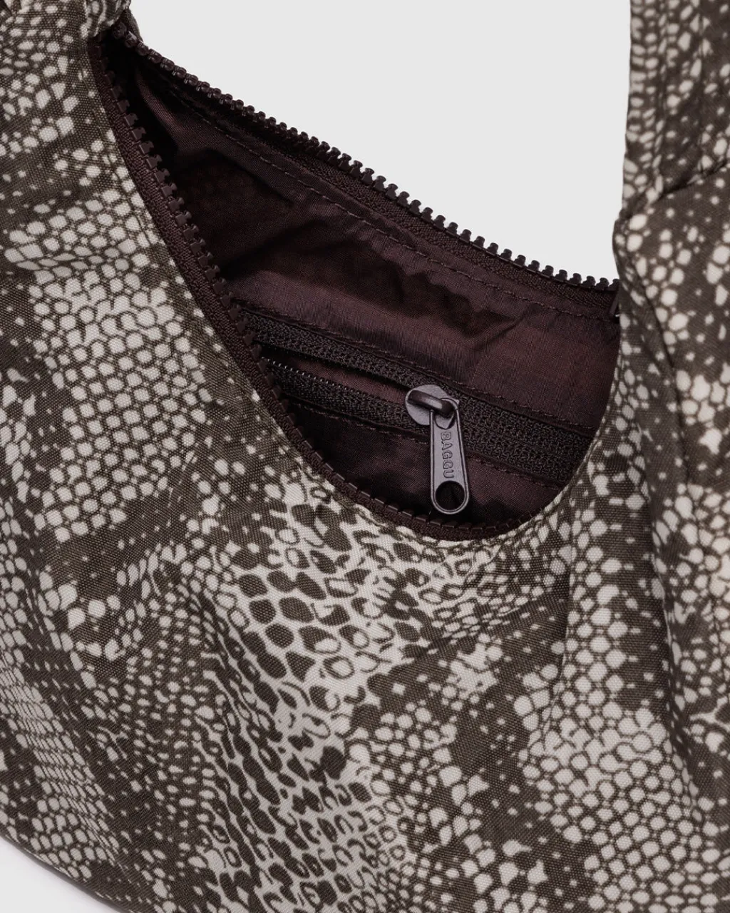 Baggu Mini Nylon Shoulder Bag - Snakeskin