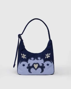 Baggu Mini Nylon Shoulder Bag - Western Appliqué Online