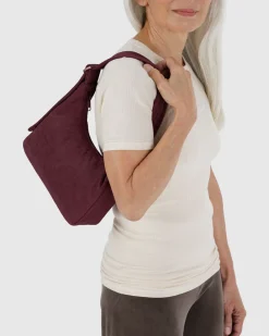 Baggu Mini Nylon Shoulder Bag - Mahogany Sale
