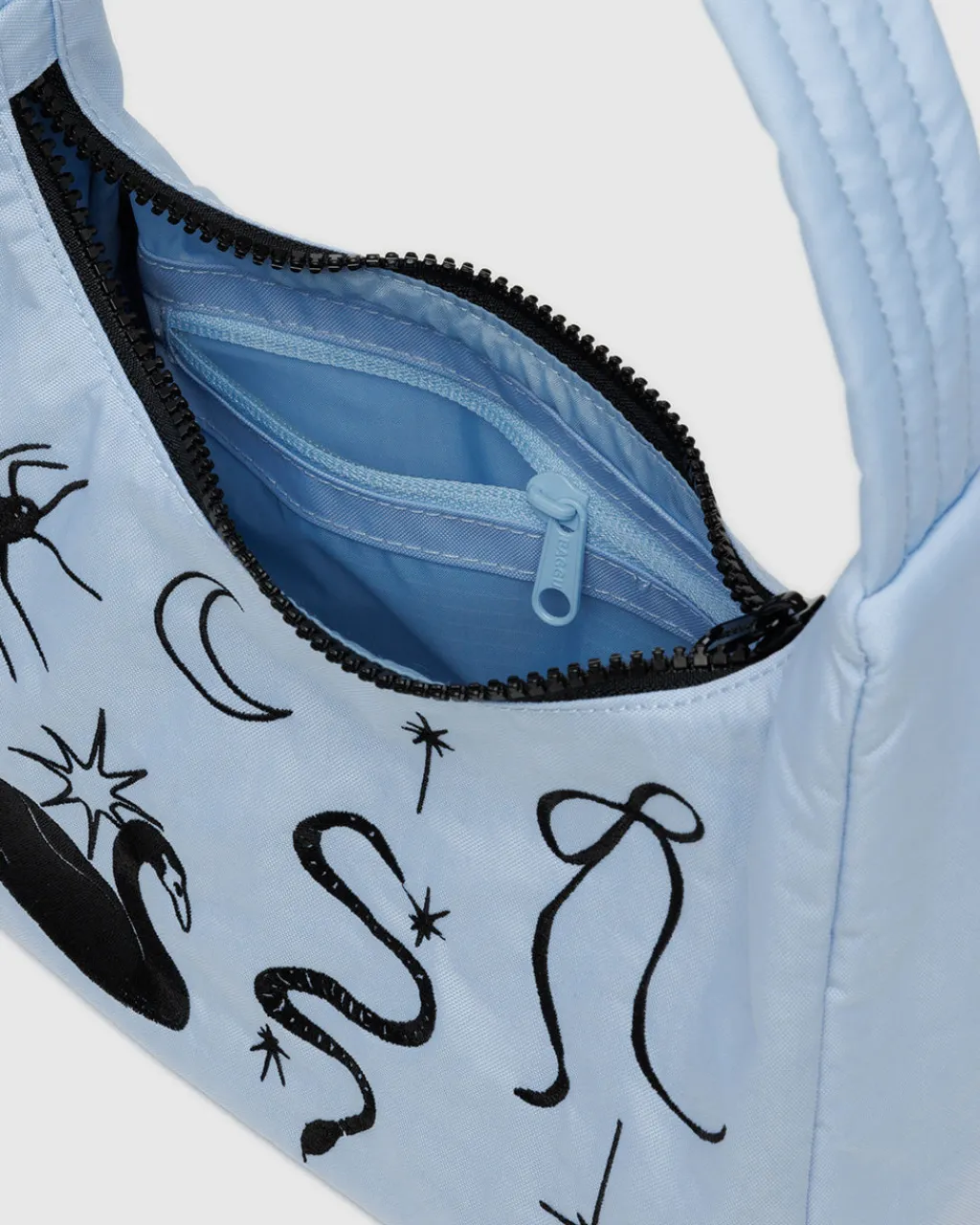 Baggu Mini Nylon Shoulder Bag - Embroidered Ballet Icons Sale