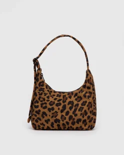 Baggu Mini Nylon Shoulder Bag - Leopard Best