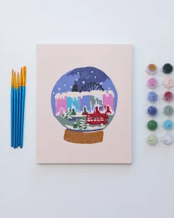 Paint Anywhere Mini Paint By Numbers - Snowglobe Hot