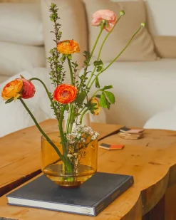 Areaware Model Three Planter - Amber Hot