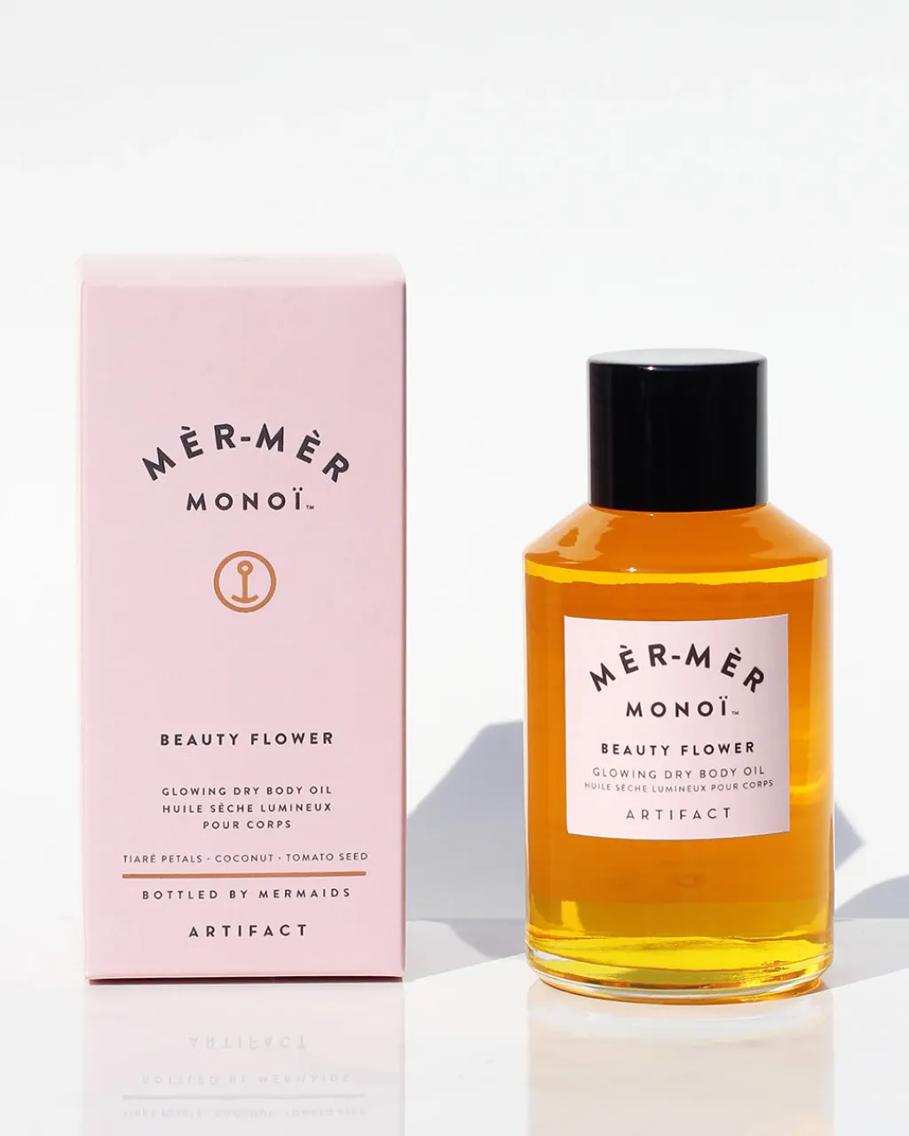 Artifact Mèr-Mèr Monoï Beauty Flower Glowing Dry Body Oil New