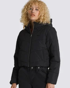 Vans MTE Aubrey Foundry Crop Puff Hood Jacket - Black Sale