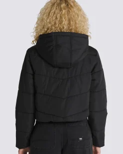 Vans MTE Aubrey Foundry Crop Puff Hood Jacket - Black Sale
