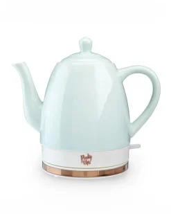 Pinky Up Noelle Ceramic Electric Tea Kettle Mint Discount
