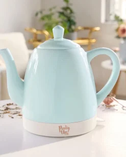 Pinky Up Noelle Ceramic Electric Tea Kettle Mint Discount