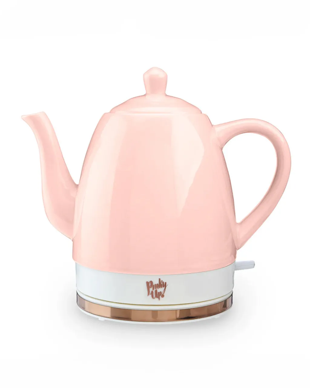 Pinky Up Noelle Ceramic Electric Tea Kettle Pink Outlet