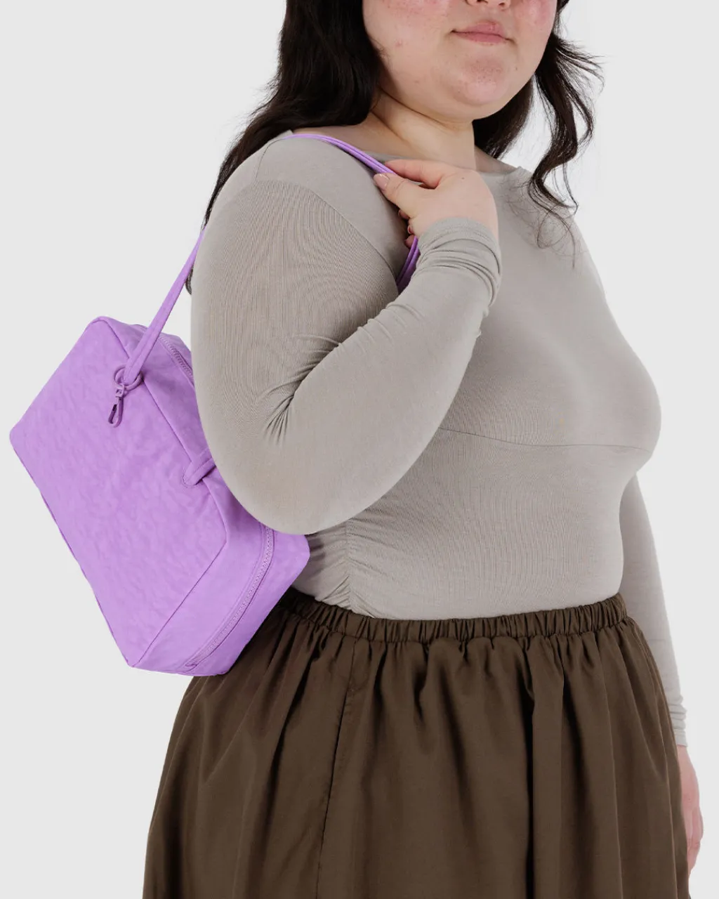 Baggu Nylon Bowler Bag - Rose