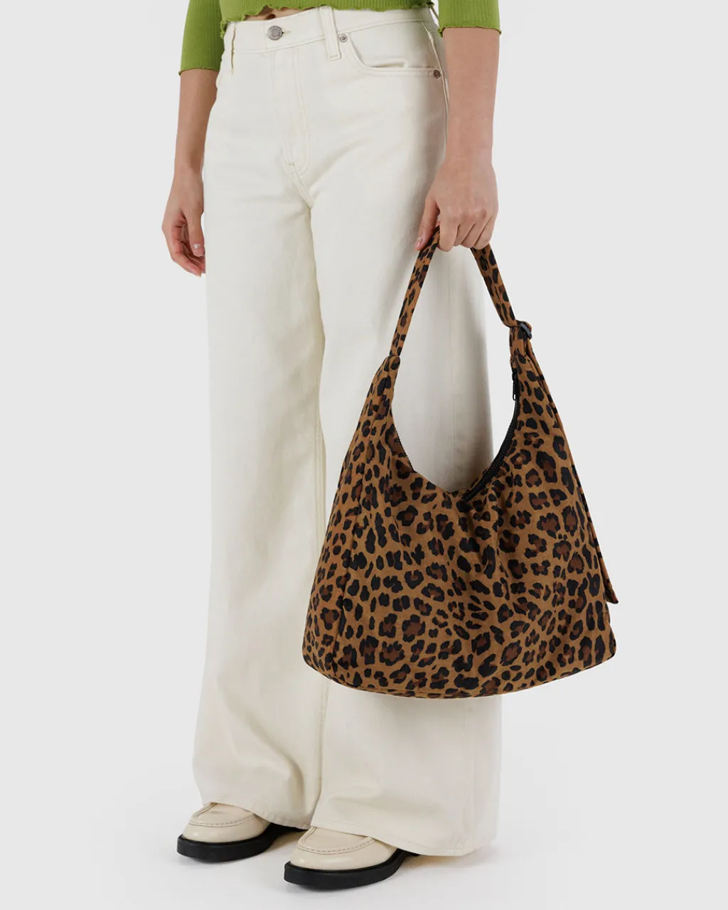 Baggu Nylon Shoulder Bag - Leopard Sale