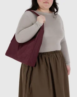 Baggu Nylon Shoulder Bag - Mahogany Sale