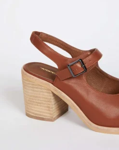 Intentionally Blank Office Clog - Cognac New