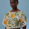 Farm Rio Off-White Biriba Blouse Clearance