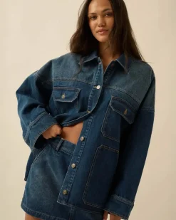 Promesa Ombre Denim Pocket Jacket Best