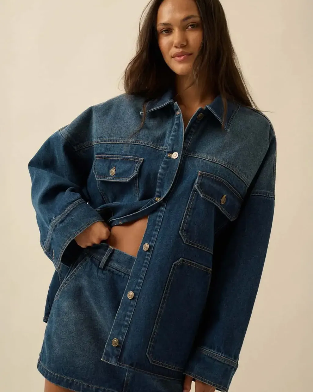 Promesa Ombre Denim Pocket Jacket Best