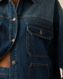 Promesa Ombre Denim Pocket Jacket Best