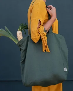 OMOM Organic Cotton Tote Bag - Green Discount
