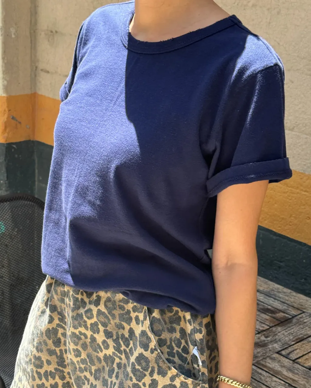 Le Bon Shoppe Organic Cotton Vintage Boy Tee - Navy