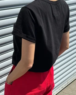 Le Bon Shoppe Organic Cotton Vintage Boy Tee - True Black Outlet