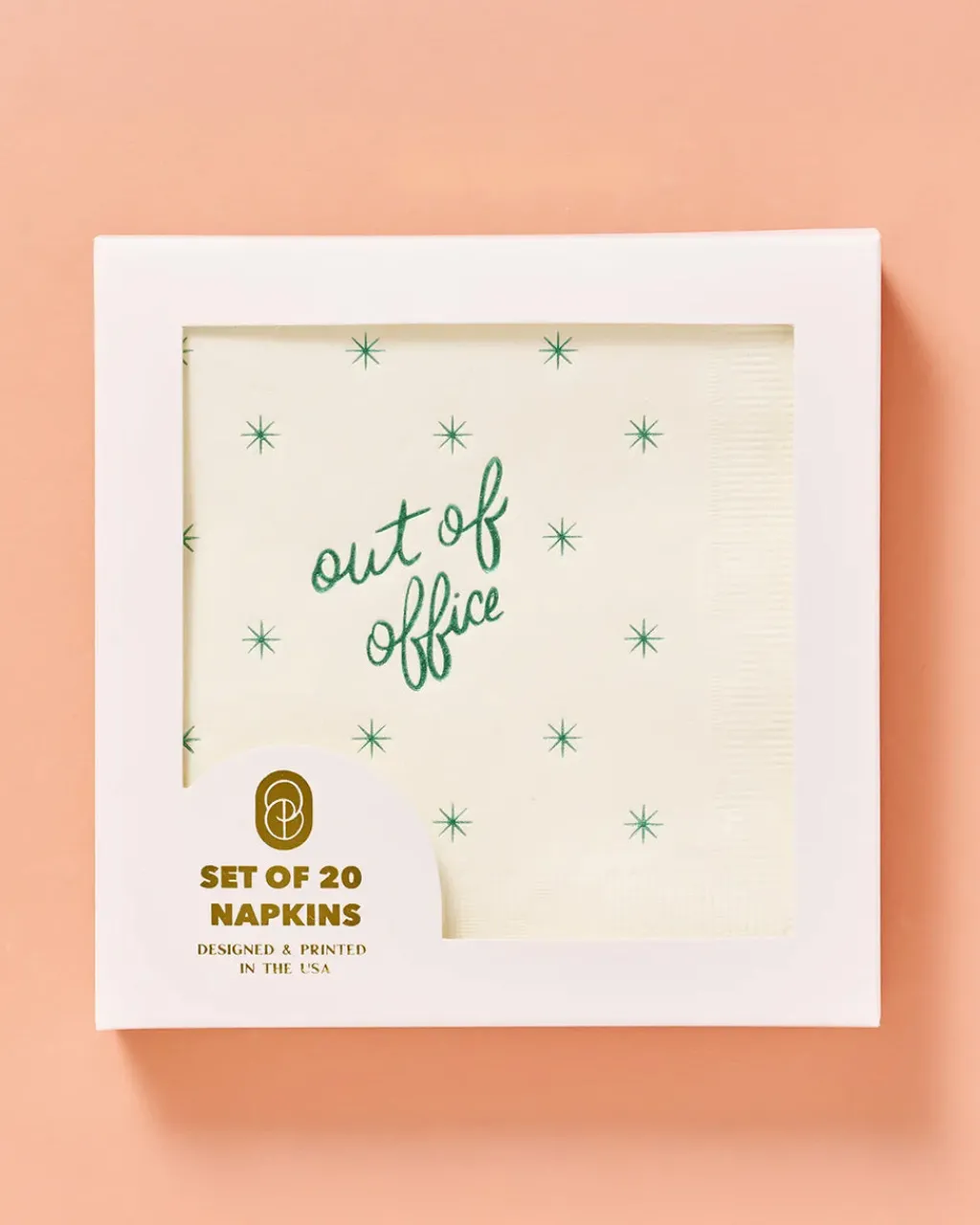 One & Only Paper Out of Office Cocktail Paper Napkin - Set of 20 Clearance