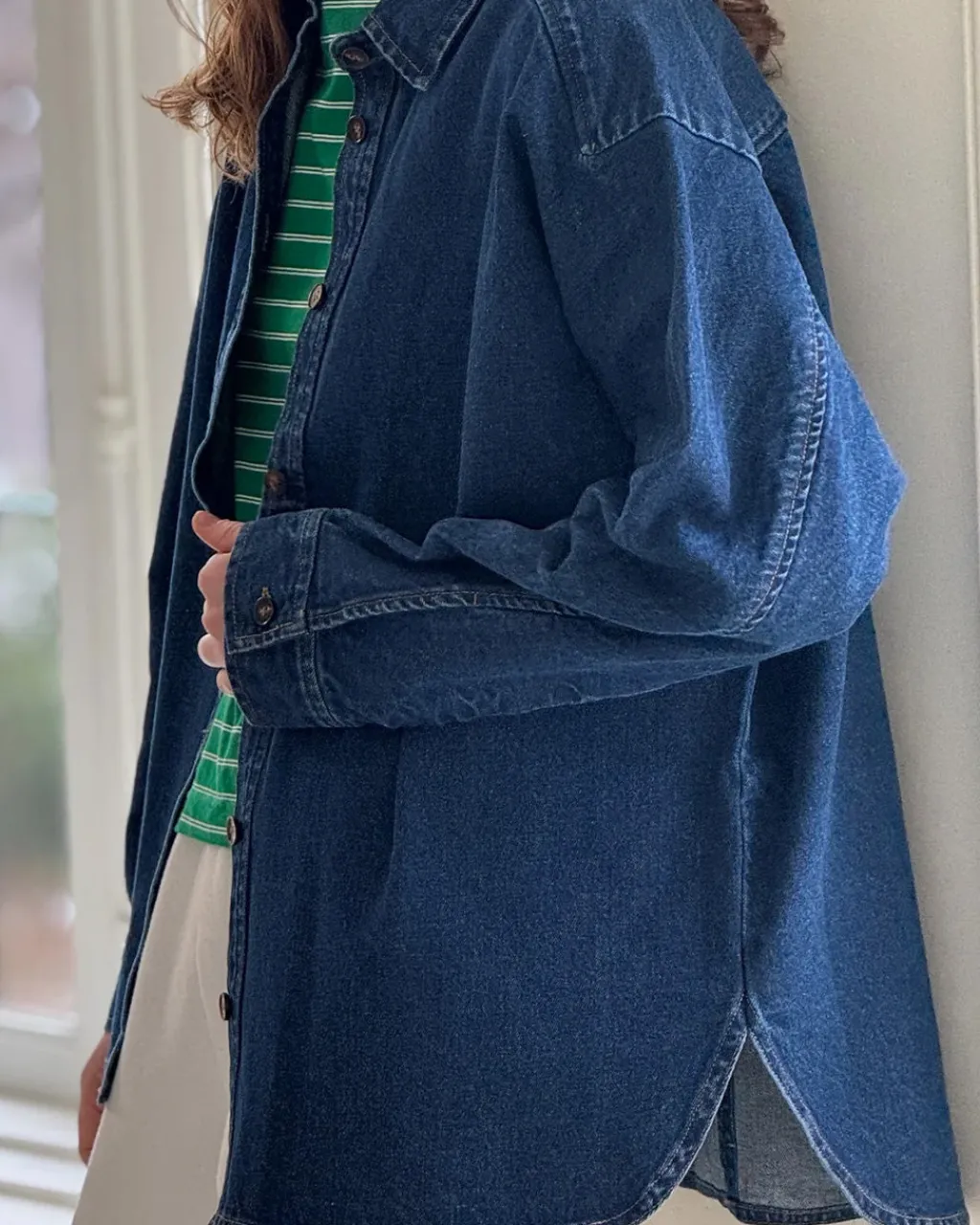 Le Bon Shoppe Owen Heavy Denim Shirt Online