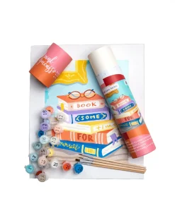 Pink Picasso Kits Paint By Numbers - Book Some Time For Yourself Sale