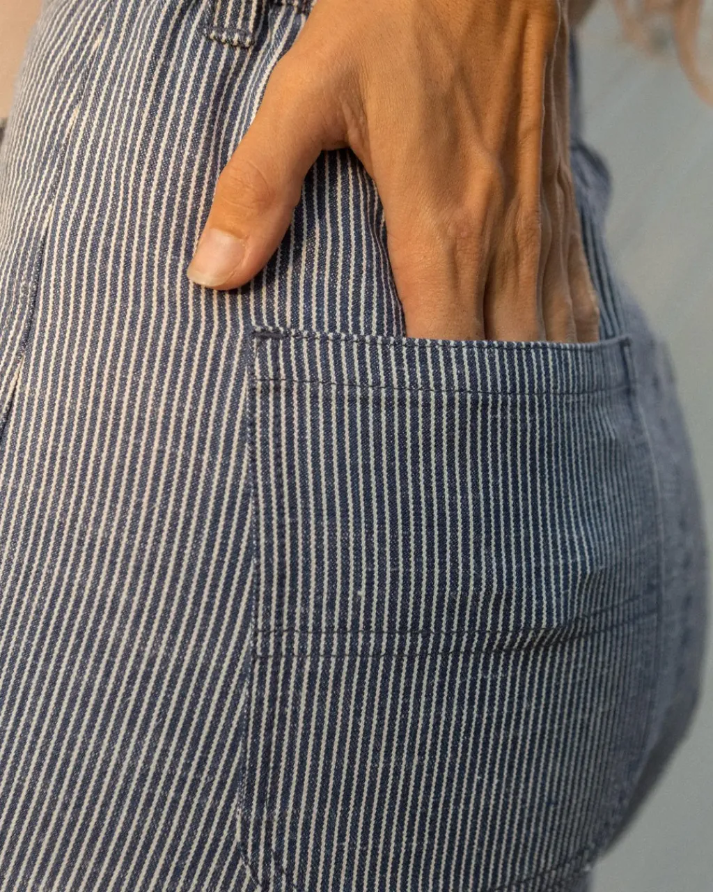 Mollusk Painter Pants - Railroad Stripe Outlet