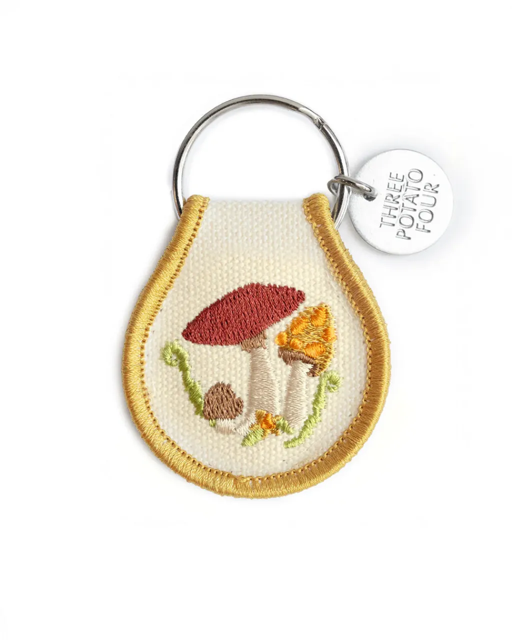 Three Potato Four Patch Keychain - Mushroom Field Hot