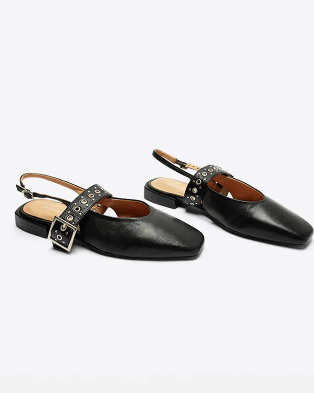 Intentionally Blank Pearl Slingback Ballet Flat - Black Outlet