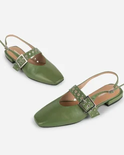 Intentionally Blank Pearl Slingback Ballet Flat - Cactus Hot