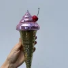 Sofiest Designs Pink Disco Ice Cream Cone