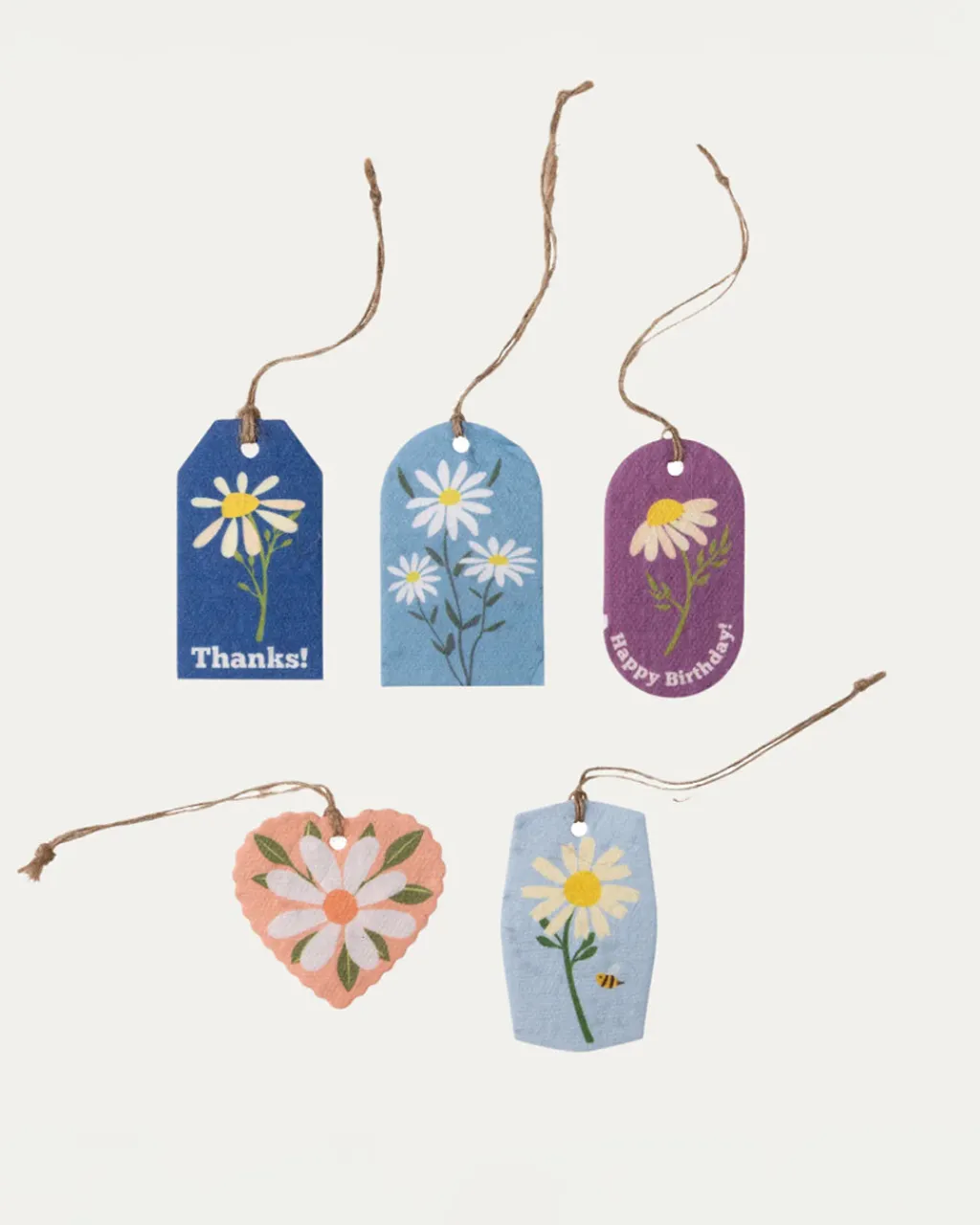 123 Farm Plantable Seed Gift Tags - Daisies Best