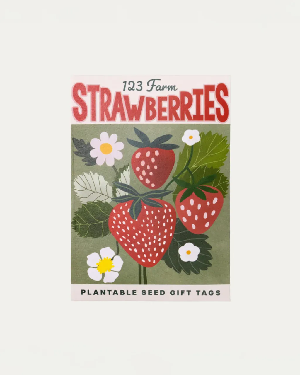 123 Farm Plantable Seed Gift Tags - Strawberries New