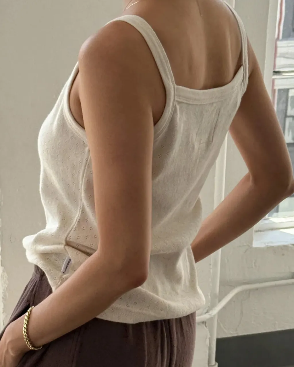Le Bon Shoppe Pointelle Eve Cami - Naturel Best