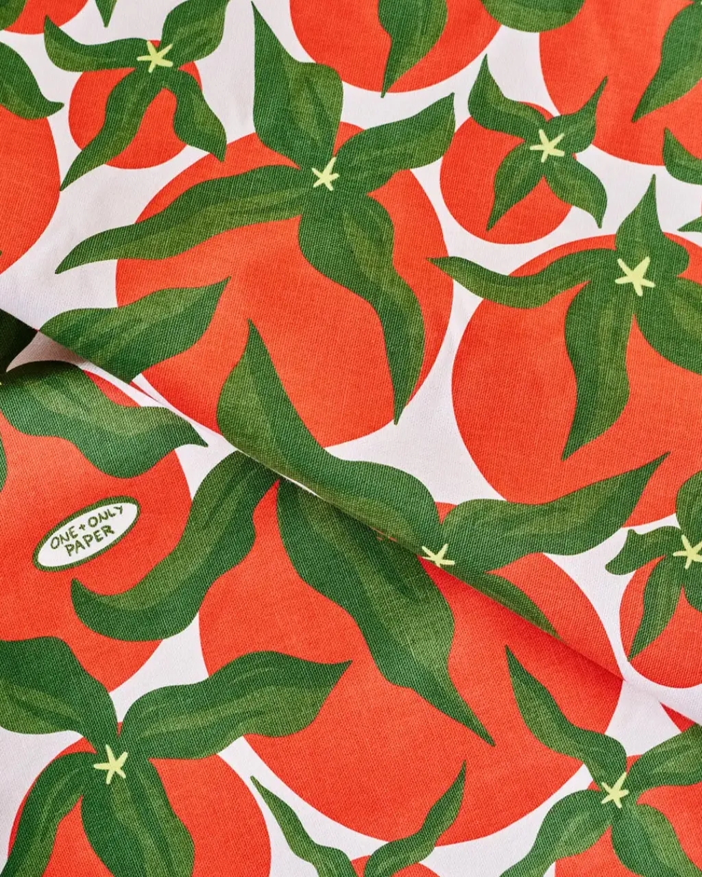 One & Only Paper Cotton Tea Towel Pomodoro Tomato New