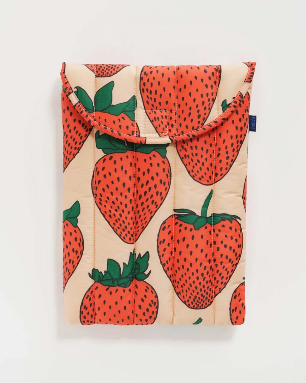 Baggu Puffy Laptop Sleeve 13" - Strawberry Hot