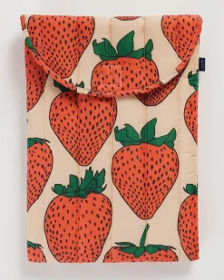 Baggu Puffy Laptop Sleeve 16" - Strawberry Best