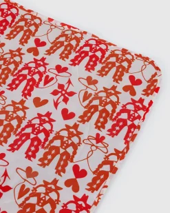 Baggu Puffy Picnic Blanket - Cowgirl Hot