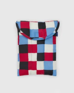 Baggu Puffy Tablet Sleeve 8" - Painted Check Sale