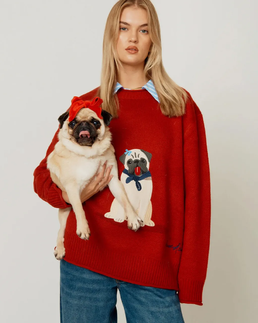 House Of Sunny Puppy Love Sweater Online