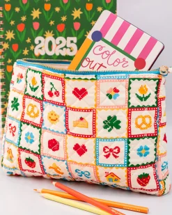 ban.do Quilted Pouch Hot