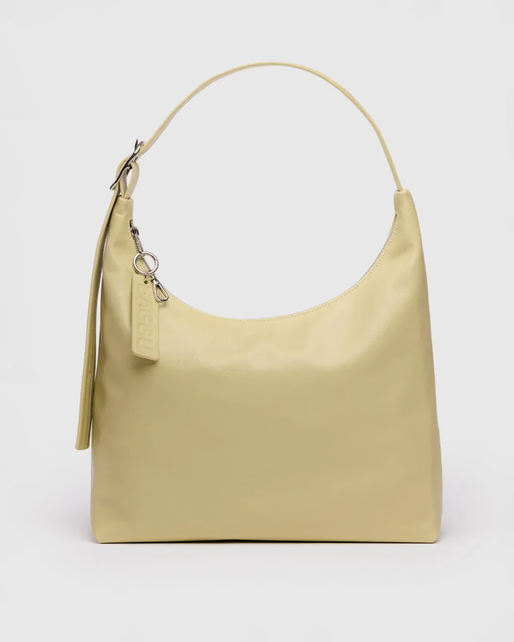 Baggu Recycled Leather Shoulder Bag - Straw